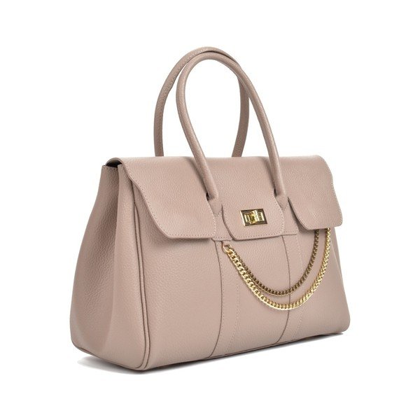Svijetlosmeđa kožna torbica Mangotti Bags Felipa-image-1