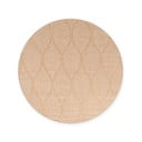 Bež/boje slonovače okrugao unutarnji i vanjski tepih ø 160 cm Duet Liora – NORTHRUGS