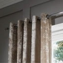 Bež zavjese u setu 2 kom 168x229 cm Crushed Velvet – Catherine Lansfield