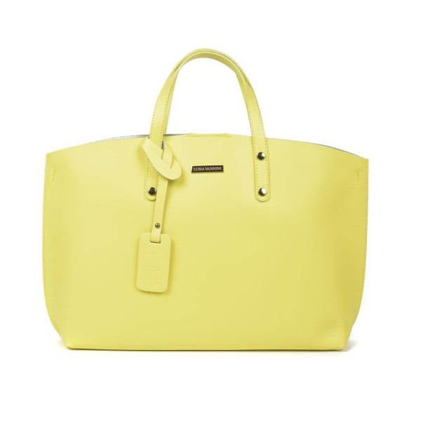 Žuta kožna torbica Luisa Vannini Teresa