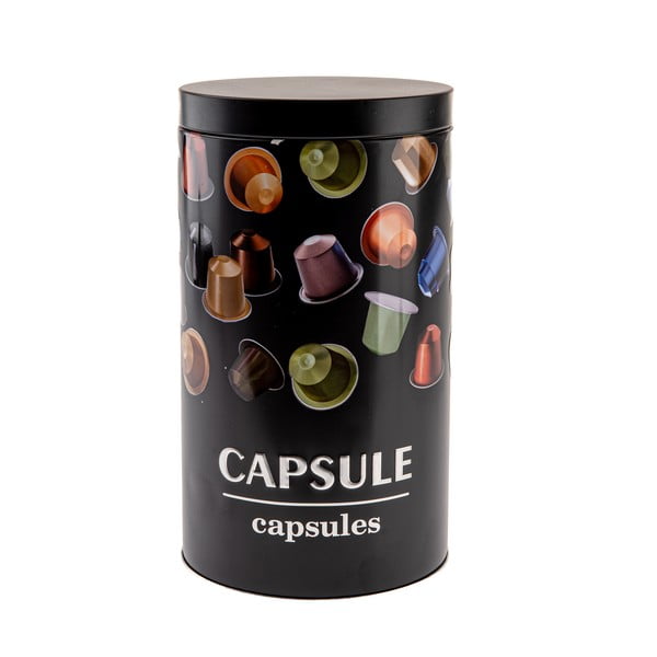 Crna posuda za kapsule kave Black3D – Dakls