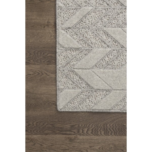 Svijetlo sivi vuneni tepih 120x180 cm Credo – Agnella-image-3