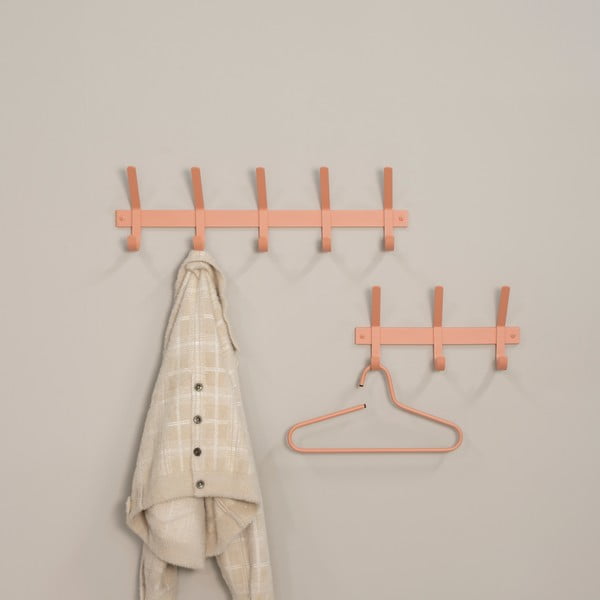 Metalna zidna vješalica u boji lososa 70 cm Dexter – Spinder Design-image-3