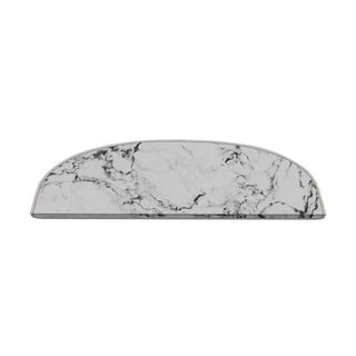Bijeli set tepiha za stepenice 16 kom 20x65 cm Marble Dream – Vitaus
