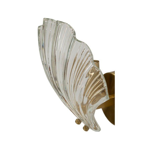 Staklena zidna lampa u zlatnoj boji Da Muro Shell – Mauro Ferretti-image-4