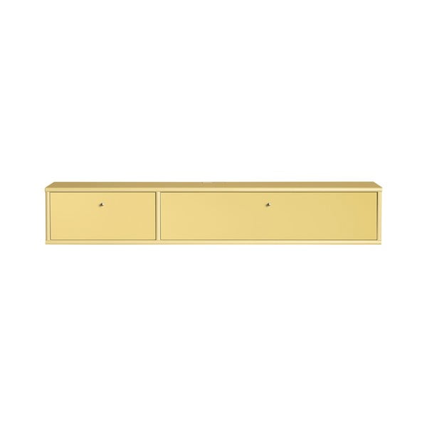 Svijetlo žuta TV komoda 136x22 cm Mistral – Hammel Furniture