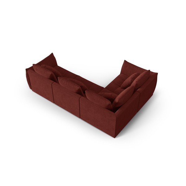 Crvena kutna garnitura (s lijevim kutom) Bloom – Micadoni Home-image-3