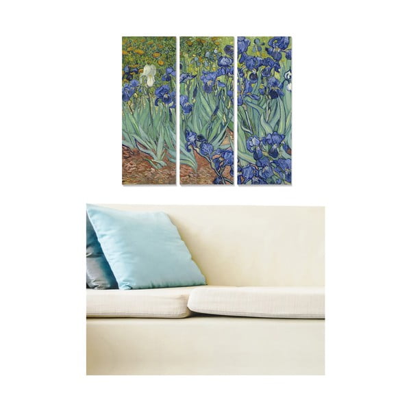 Slike u setu od 3 kom 20x50 cm Vincent van Gogh - Wallity