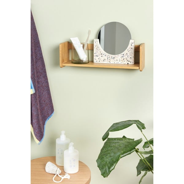 Zidna polica od hrastovine Hübsch Nomad-image-2