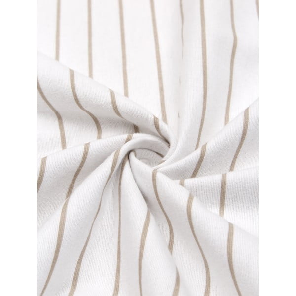 Bijelo-bež flanel posteljina Westwing Collection Tallinn, 155 x 220 cm-image-1