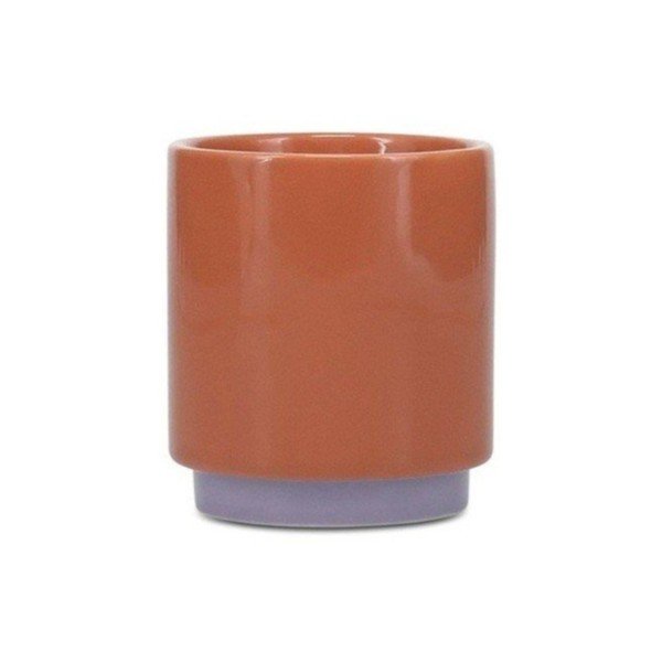 Narančasta/ljubičasta šalica od kamenine 130 ml Duo – ONA