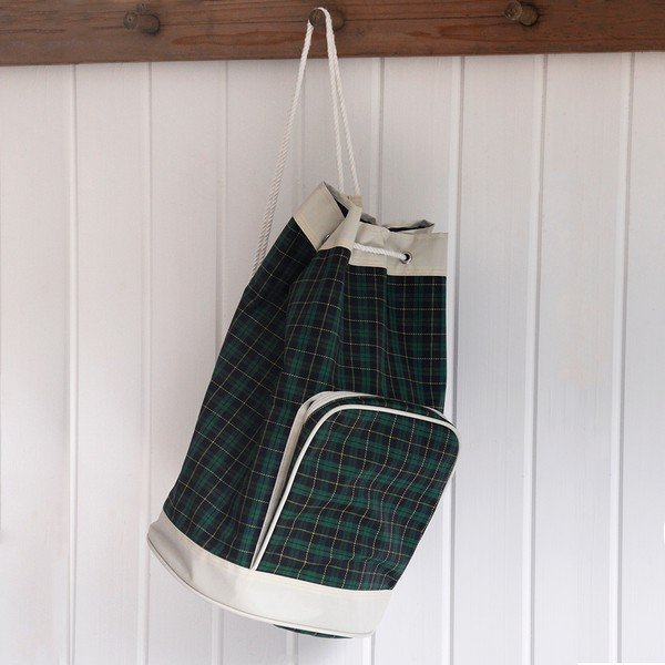 Zelena tartan torba Rex London Frank-image-1