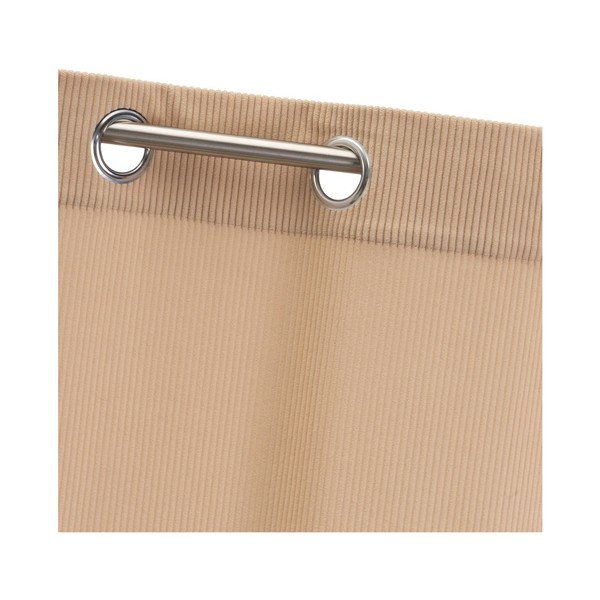 Svjetlo smeđa zavjesa od samta 140x260 cm Merely – Casa Selección-image-3