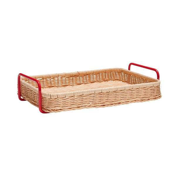 Pladanj za posluživanje od ratana 27x42 cm Splint – Hübsch-image-4