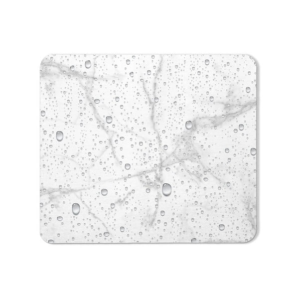 Bijela/siva kupaonska prostirka od dijatomita 35x45 cm Aqua – douceur d'intérieur