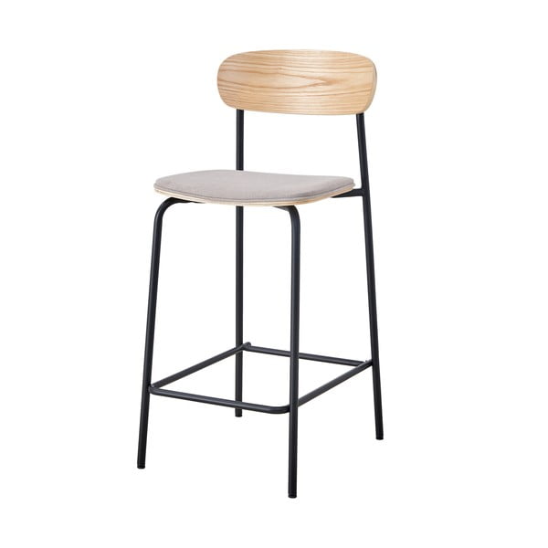 Crne/smeđe-sive barske stolice u setu 2 kom (visine sjedala 66 cm) Adriana – Marckeric-image-2