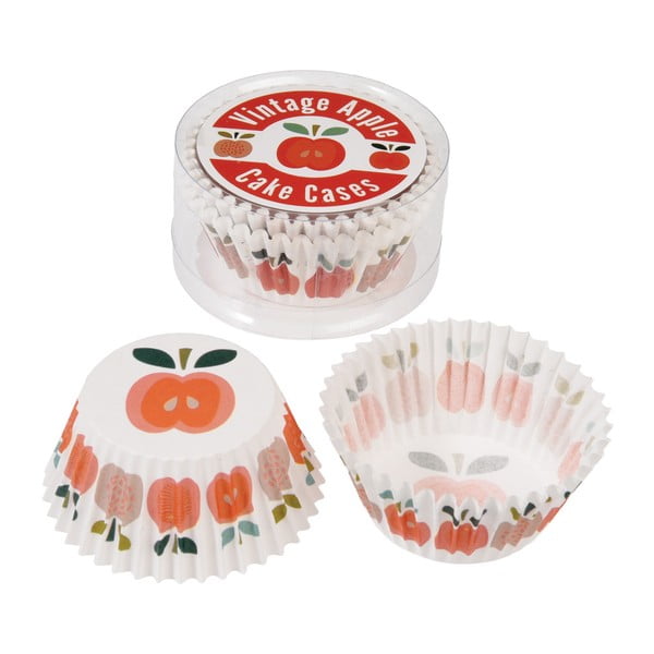 Set od 100 papirnatih kalupa za pečenje Rex London Vintage Apple cupcakes