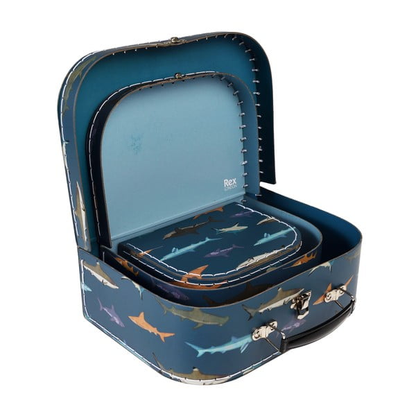 Dječji koferi u setu od 3 kom Sharks - Rex London-image-1