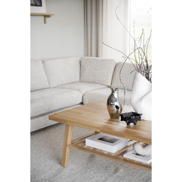 Stol od brušene hrastovine Rowico Brooklyn, 130 x 75 cm-image-2