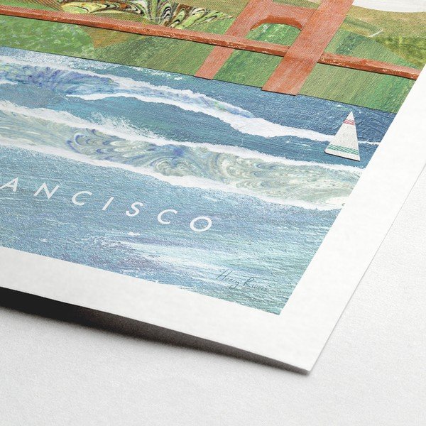 Poster Travelposter San Francisco II, 30 x 40 cm-image-1