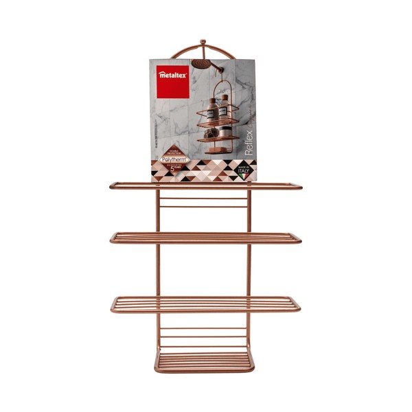 Viseća polica za kupaonicu Metaltex Copper-image-2