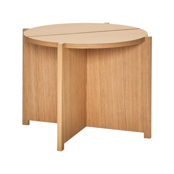 Okrugli pomoćni stol u dekoru hrasta ø 55 cm Dash – Hübsch