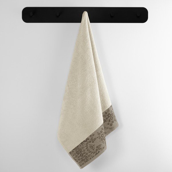 Bež pamučan ručnik od frotira 70x140 cm Crea – AmeliaHome-image-1