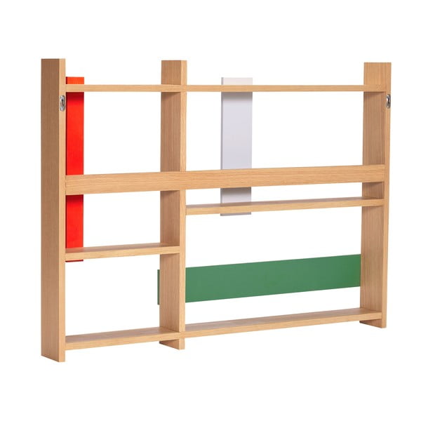 Polica s više razina u dekoru hrasta u prirodnoj boji 110 cm Arki – Hübsch-image-2