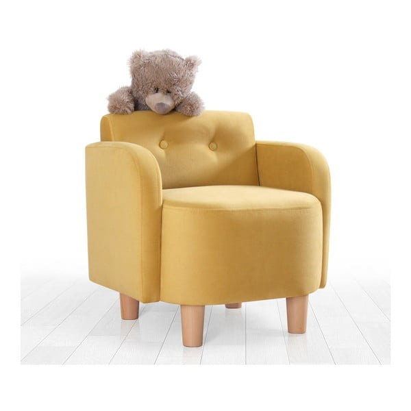 Žuta dječja fotelja Volie – Artie