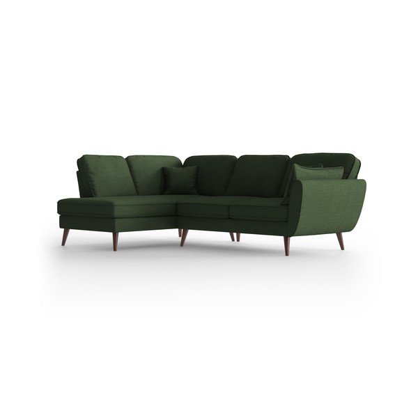 Zelena kutna garnitura My Pop Design Auteuil, lijevi kut-image-3