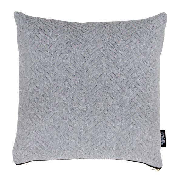Svijetlo sivi jastuk s pamukom House Nordic Ferrel, 45 x 45 cm