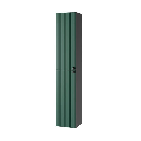 Zeleni/antracitno sivi visoki/zidni kupaonski ormarić 30x160 cm Asti – STOLKAR