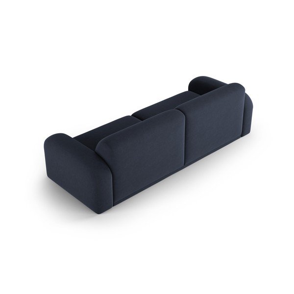 Tamno plava baršunasta sofa 242 cm Erin – Micadoni Home-image-4