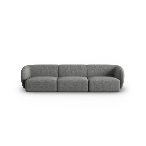 Siva sofa od šenila 266 cm Paolo – Milo Casa