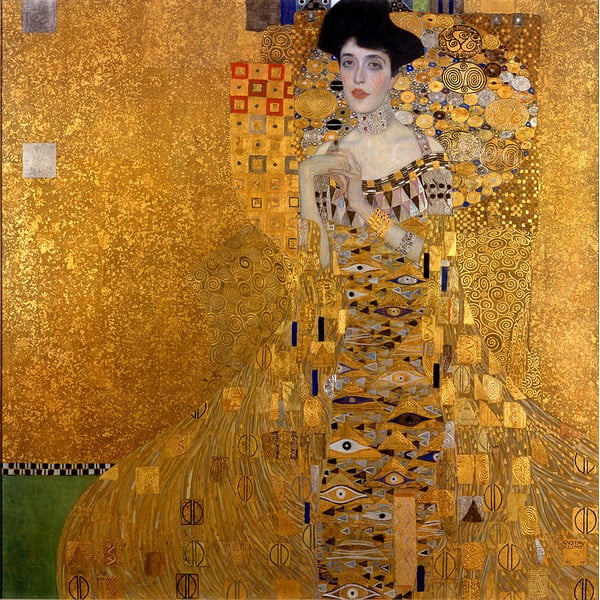 Reprodukcija slike Gustava Klimta Adele Bloch-Bauer I, 90 x 90 cm