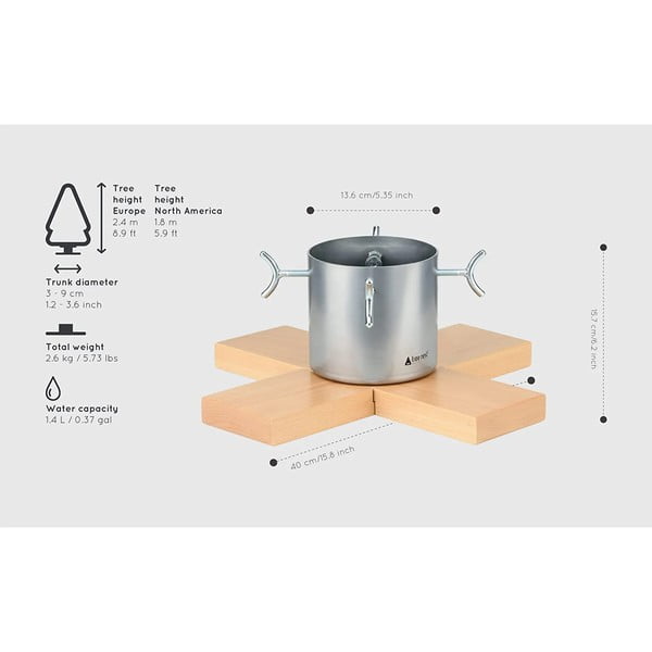 Stalak za božićno drvce u srebrnoj boji Tree Nest Hip-image-1