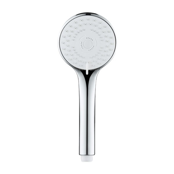 Plastična ručka za tuš u srebrnoj boji ø 9,5 cm Uno – Allstar