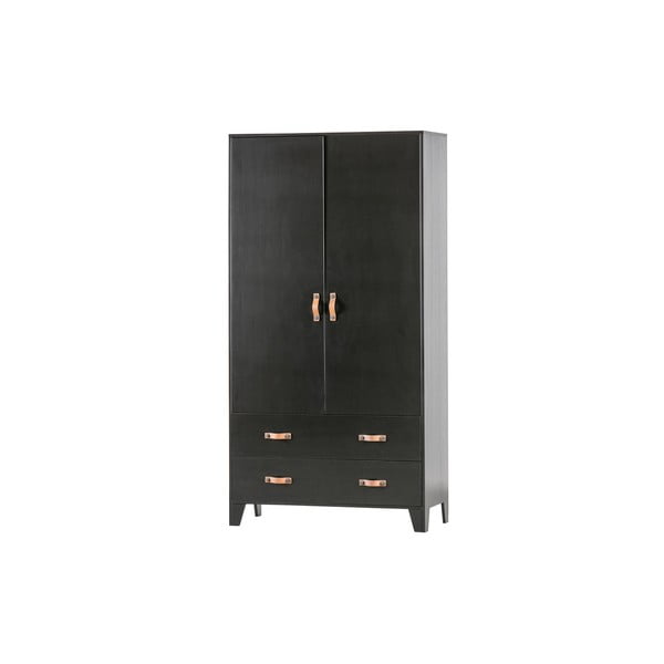 Crni ormar od borovine WOOOD Dian-image-2