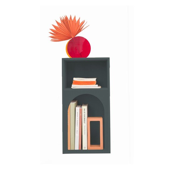 Antracit dječji noćni ormarić s policama Orson - Really Nice Things-image-2