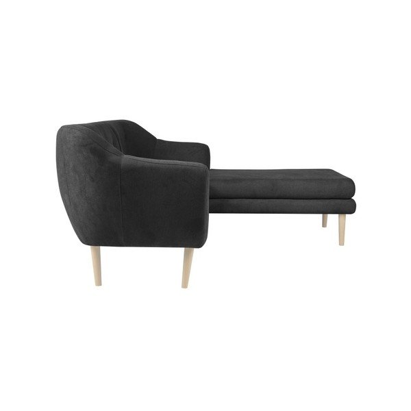 Tamno sivi kauč s ležaljkom na desnoj strani Mazzini Sofas Sicile-image-1