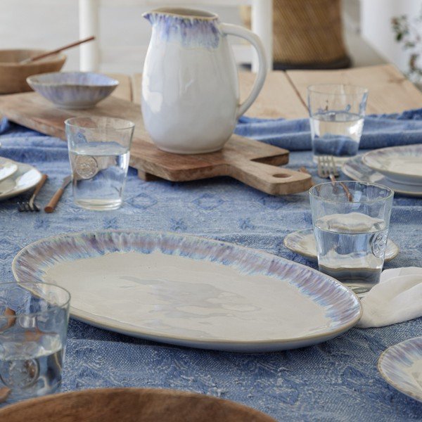 Bijela/plava zdjelica od kamenine 200 ml Brisa – Costa Nova-image-2