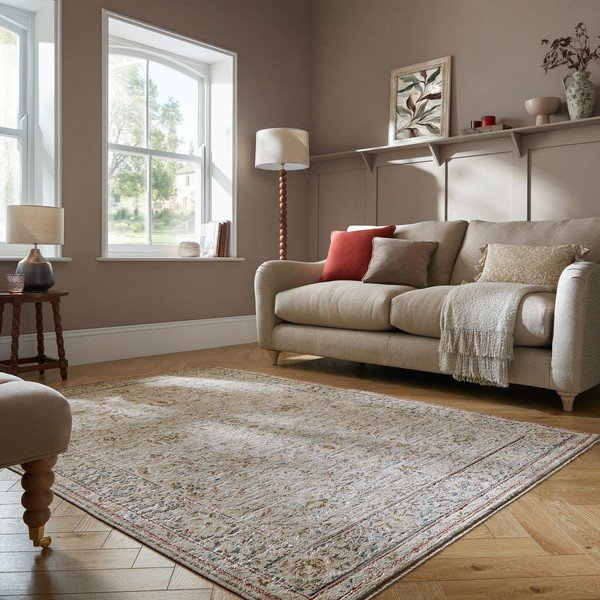 Tepih u prirodnoj boji 120x160 cm Meena Vintage – Flair Rugs-image-2