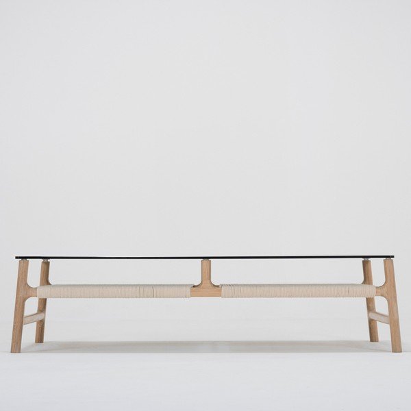 Stolić za kavu od punog hrasta Gazzda Fawn, 120 x 60 cm-image-2