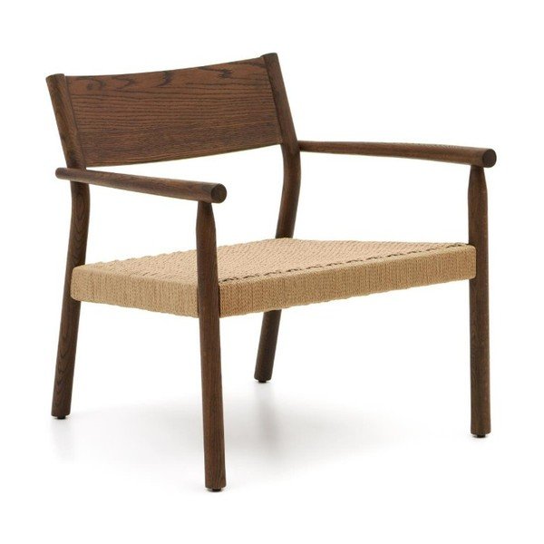 Pletena fotelja u prirodnoj boji Yalia – Kave Home