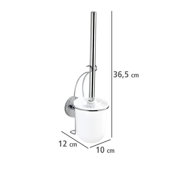 Samostojeći stalak s četkom za toalet Wenko Vacuum-Loc, nosivost do 33 kg-image-3