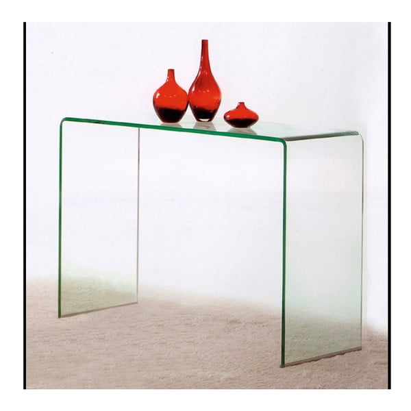 Evergreen House Jednostavan stakleni konzolni stol-image-1