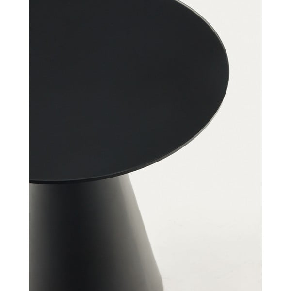 Okrugli pomoćni stol sa staklenom pločom stola ø 50 cm Wilshire – Kave Home-image-3