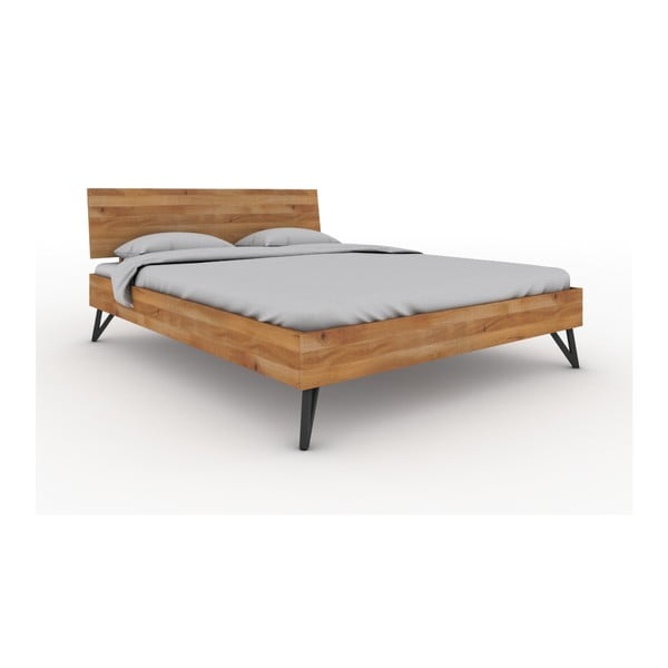 Bračni krevet od hrastovog drveta 140x200 cm Golo 2 - The Beds