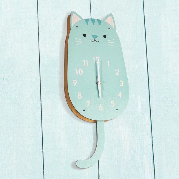 Drveni sat Rex London Cookie The Cat-image-1