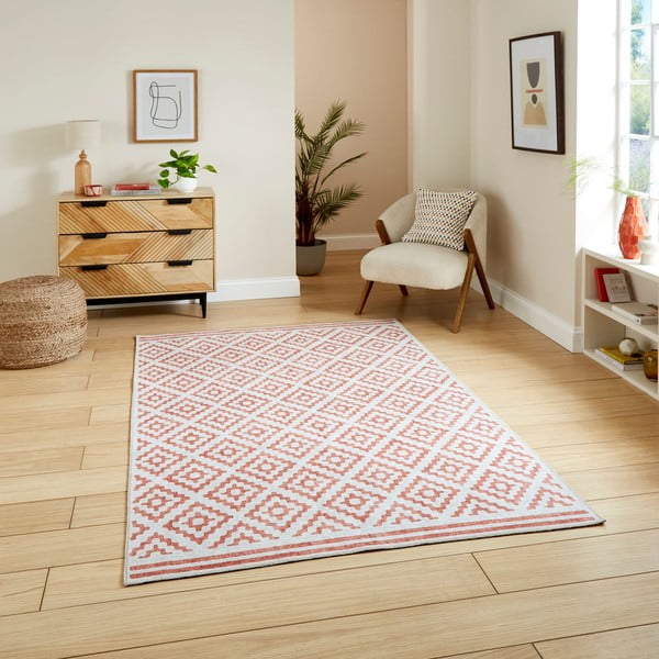 Narančasti periv tepih 152x230 cm Coral Orange – Think Rugs-image-1